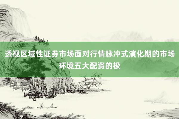 透视区域性证券市场面对行情脉冲式演化期的市场环境五大配资的极