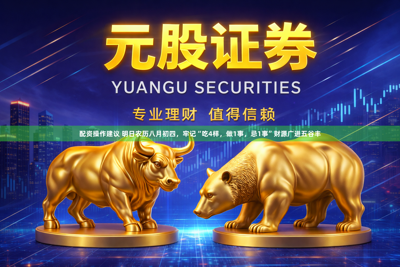 配资操作建议 明日农历八月初四，牢记“吃4样，做1事，忌1事”财源广进五谷丰